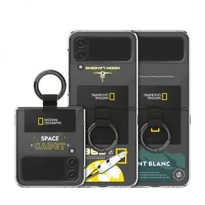 매장정품 내셔널지오그래픽 NATIONAL GEOGRAPHIC MOBILE 갤럭시Z플립4 링스트랩 크리스탈 케이스 m20220824