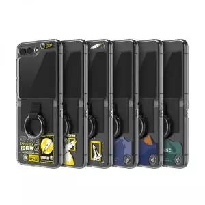 매장정품 내셔널지오그래픽 NATIONAL GEOGRAPHIC MOBILE 갤럭시Z플립5 링 스트랩 크리스탈 케이스 m2023080