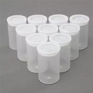 호환  20PCS 플라스틱 낚시 미끼 항아리 필름 캐니스터 카메라 릴 컨테이너 보관 케이스 수 상자 아트 구슬