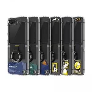 매장정품 내셔널지오그래픽 NATIONAL GEOGRAPHIC MOBILE 갤럭시Z플립6 링 스트랩 크리스탈 케이스 m2024070