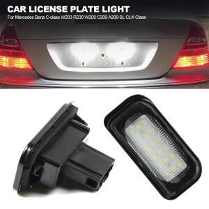 메르세데스 호환 벤츠 호환 C-클래스 W203 SL CLK 12PCS 차량 번호판등 LED 캔버스 조명 어셈블리