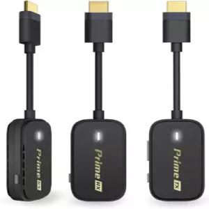이지캐스트 포켓 프라임 무선 HDMI 송신기 및 두 개의 수신기 키트 듀얼 스크린 플러그 앤 플레이의 동시