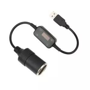 차량전원 GDM USB 시거잭 변환 케이블 아답터