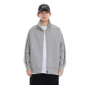 코아픽샵 남자 키작남 가을 자켓 헤비 스트라이프 가디건 맨투맨 봄 커플 트레이닝 점퍼 꾹3