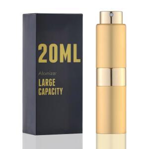 올리 Perfume 여행 리필 한 아토마이저 병 리필용 쾰른 스프레이 미니 남성용 빈 스프레이기 라지 사이즈 20ML 골드