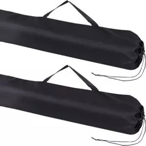 렛신스타일 2Pcs 41 x 11 인치 캠프 의자 교체용 가방 어깨끈이 달린 옥스포드 천 접이식 휴대용 캠핑 요가