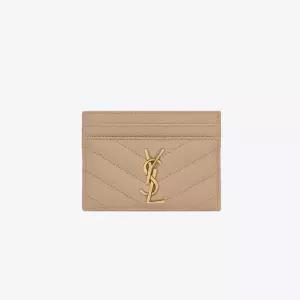 여성 마틀라세 모노그램 카드지갑 DARK BEIGE TU 423291 BOW01 2721