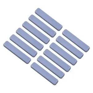 20 Pcs 마찰 글라이더 가구 슬라이더 슬라이드 세트 의자 패드 바닥 보호대 다리 고무 펠트 매트