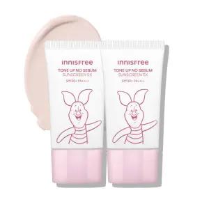 이니스프리 톤업 노세범 선스크린 EX 60mL 곰돌이 푸 에디션 2개
