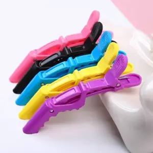 TBZ 컬러 악어 헤어 집게핀 5P