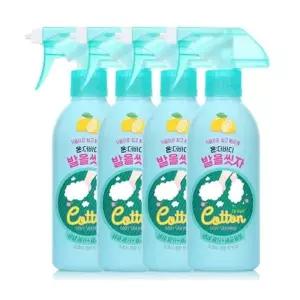 [엘지생활건강]온더바디 발을씻자 코튼풋샴푸 레몬향 385ml x 4개