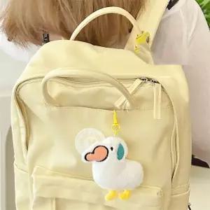[하프클럽/]오리키링 웃긴키링 특이한 병아리 인형 귀여운 가방