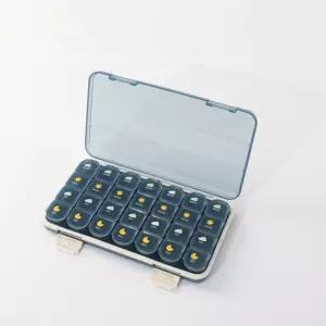휴대용 일주일 보관 약통 2사이즈알케이스 일약 간편 용통 출장용 수납 여행용 케이스