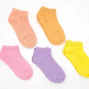 데일리 캐주얼 컬러 영유아 및 아동 발목양말 5종세트학생 스승의날선물 임산부여름 스커트 나일론 여성 스