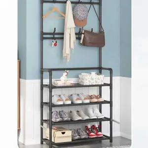 [하프클럽/]철제 시스템 행거 신발장 모자 가방 정리 수납