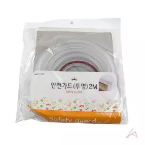 안전가드투명2M 아기모서리보호대 쿠션 코너대 기둥대 어린이집용품 집대 방지 고무대 벽대 스티커 주차장