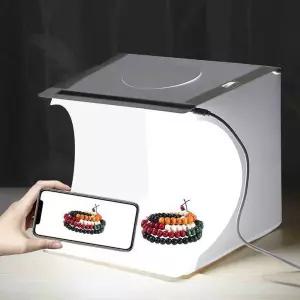30cm 스튜디오 미니 led 포토 박스 상품 제품 셀프촬영배경 용소품 사진장비 누끼테이블 조명 부스 촬영용