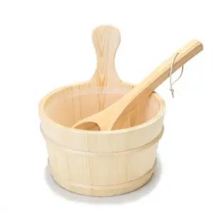 온천나무통 건식 양동이 찜질방 히노끼 1인용 물통 발 원목 찜질 욕조 통 사우나 목욕탕 작은 나무통