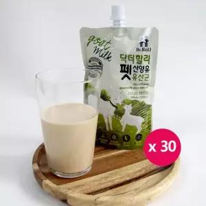 닥터할리 펫밀크 180ml 30팩 산양유 펫유산균