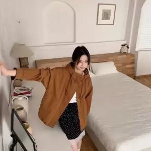 봄 캐주얼 여자 집업 야구 항공 점퍼 잠바 후드 트렌치코트 솔리드 코트 admr1