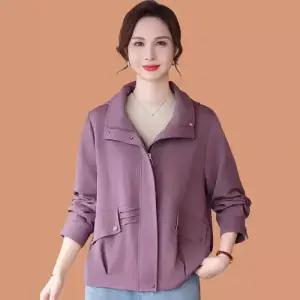 봄 캐주얼 가을 여성 빅사이즈 집업 후드 잠바 야구 트렌치 코트 쇼트 점퍼 항공 admr3