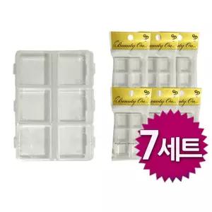 일주일분 6분할 약통 7세트알 케이스 알약 알통 일주일 보관함 보관통 휴대용 용보관