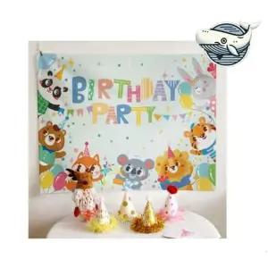 특대 생일파티 패브릭 장식 포스터 행사용 가림막커튼