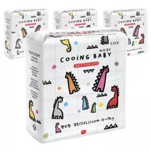 Cooing 베러업 아기 베이비 팬티형 기저귀 남녀공용 점보형(2XL) 80매