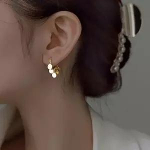 [라일리쥬얼리] Rly 드림 캐처 골드 귀걸이 탬버린 귀걸이 원터치귀걸