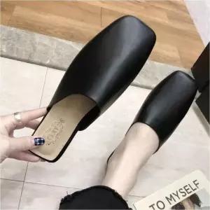 블로퍼 슬리퍼 사각앞코 스퀘어 3컬러 뮬 슬립온 여자 여성블로퍼 여자슬리퍼 정장슬리퍼