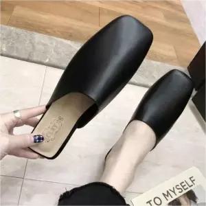 블로퍼 굽 데일리 뮬 사각앞코 3색 슬리퍼 여자 낮은 여성블로퍼 뮬구두 뮬로퍼