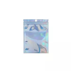 bns 걸이형 홀로그램 지퍼백 9x12cm 비즈 포토카드 쿠키 커피 간식 포토카드 쿠키