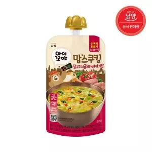 남양 맘스쿠킹 유아 이유식 15개월~ 닭고기시금치카레스파우트140g