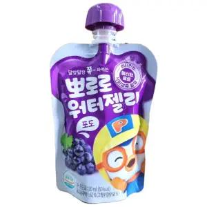 팔도 팔도 뽀로로 워터젤리 포도 120ml 3개