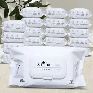 고품질 도톰한 데일리 물티슈 엠보싱 캡형 물티슈 신생아 대용량 ...