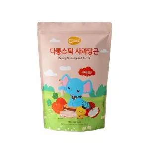 오늘도 다롱스틱 사과당근 110g 실속형 대용량 아기과자