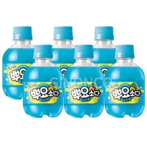 팔도 팔도 뿌요소다 소다맛 어린이 탄산음료 245ml 6개
