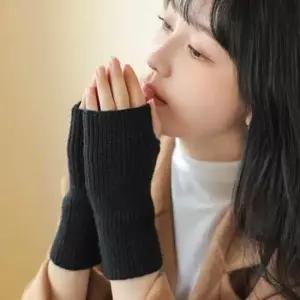 면토시 핸드워머 니트 토시 손목 남성 여성 장갑 신축성 겨울