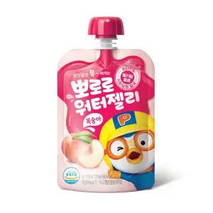 팔도 뽀로로 음료수 워터젤리 120ml 복숭아맛 1개