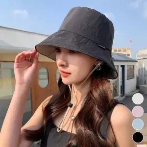 여성 리버시블 베이직 버킷햇 러블리