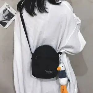 캐주얼 미니 남여공용 캔버스 보조가방 크로스백 미니크로스백 캔버스백 핸드폰가방