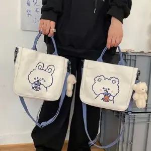 캐릭터 에코 숄더백 끈조절 똑딱이단추 아이 보조가방 미니핸드폰가방 슬링백가방