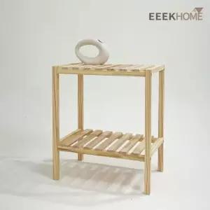이크홈 원목 수납선반 2단 400 주방장 주방선반 다용도선반