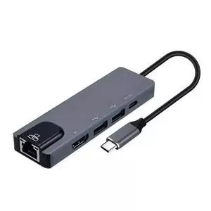 [COMS]USB C타입 멀티 허브 도킹스테이션 HDMI 4K 30Hz VGA-WD5391B