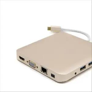 [COMS]USB 3.1 Type-C 멀티 컨버터 허브 도킹 HDMI VGA min-WD5390B