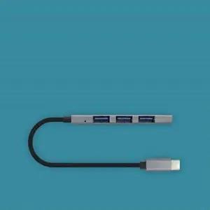 [COMS]USB 3.1 Type C 허브 USB 2.0 4Port-WD538C3