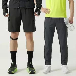 남자 기능성 쿨 아이스 팬츠 여름 트레이닝 반바지 기능성 운동복 긴바지