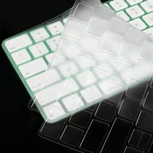 터치 ID A2449 A3118 MK293LL/A A2450 A3203이 포함된 매직 키보드용 초박형 TPU 보호 커버 스킨