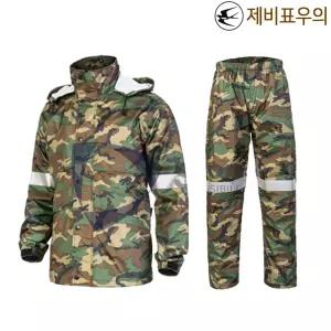 M- 제비표 우의 SI-903 상하세트 밀리터리 M~3XL 우의 우비 비옷 레저 오토바이용 반사띠 방수 투습