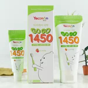 예꼬맘 고고 불소 1450 어린이 치약 60g+15g